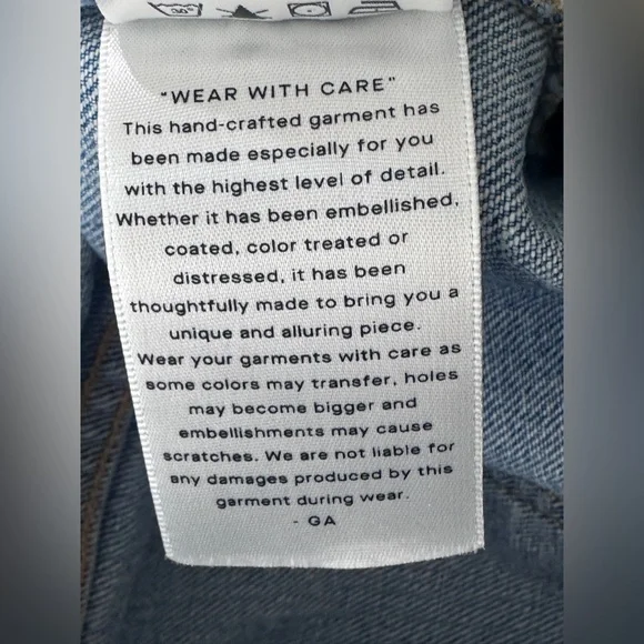 Good American Good vintage straight leg jeans style gv602tft  plus size 20 - Picture 8 of 8